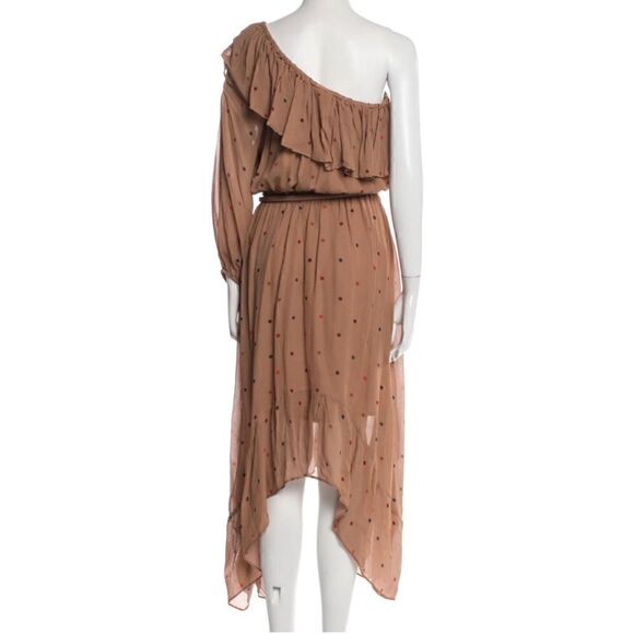 FARM Rio Beige Dots One Shoulder Dress
Size Small - Picture 1 of 10